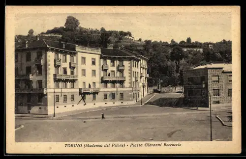 AK Torino, Madonna del Pilone, Piazza Giovanni Boccaccio