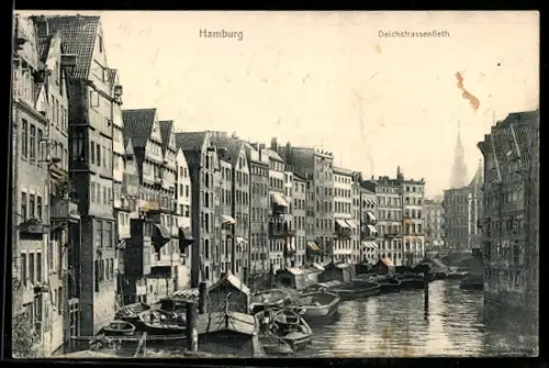 AK Alt-Hamburg, Speicher am Deichstrassenfleth