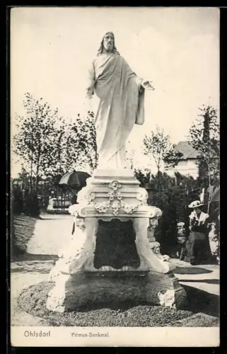 AK Hamburg-Ohlsdorf, Primus-Denkmal
