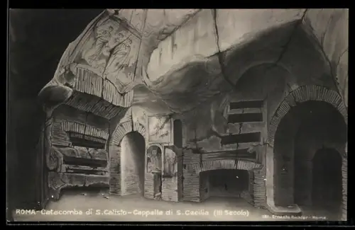 AK Roma, Catacombe di S. Callisto, Cappella di S. Cecilia