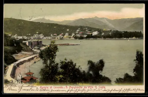 AK Santa Margherita Ligure, Vista da Villa G. Costa