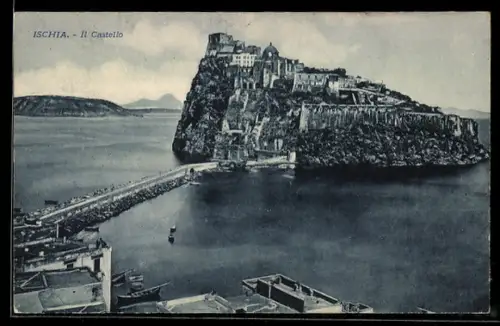 AK Ischia, Il Castello sul mare con ponte di collegamento