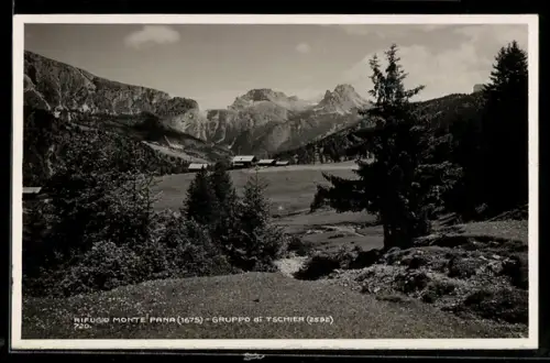 AK Rifugio Monte Pana, Panorama e Gruppo di Tschier