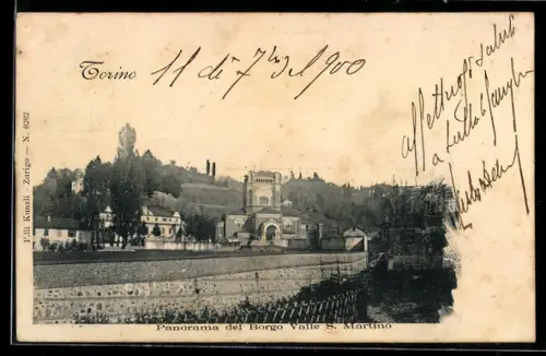 AK Torino, Panorama del Borgo Valle S. Martino
