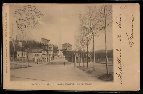 AK Torino, Monumento Caduti di Crimea