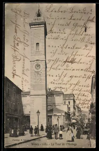 AK Nîmes, La Tour de l`Horloge
