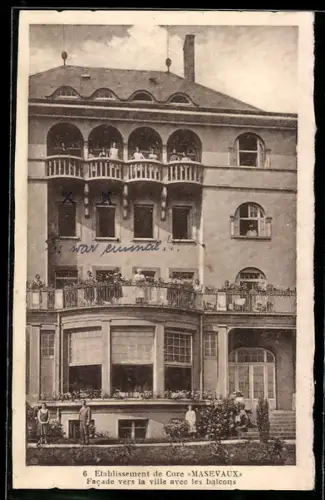 AK Masevaux, 6 Etablissement de Cure Masevaux, Facade vers la ville avec les balcons