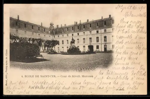 AK Ecole de Saint-Cyr, Cour de Rivoli, Marceau