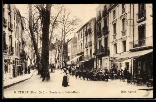AK Ceret /Pyr.-Or., Boulevard Saint-Roch