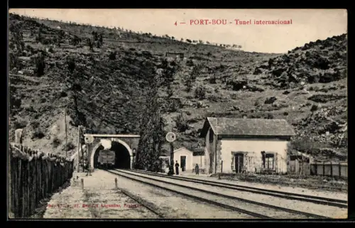 AK Port-Bou, Tunel internacional
