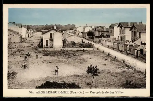 AK Argeles-sur-Mer /Pyr.-Or., Vue générale des Villas