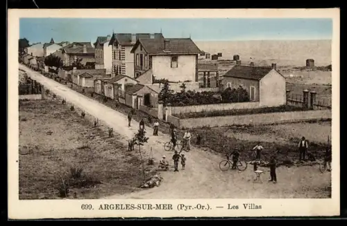 AK Argeles-sur-mer, Les Villas