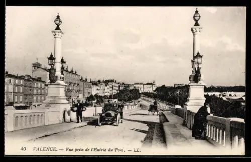 AK Valence, Vue prise de l`Entrée du Pont