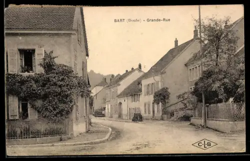 AK Bart /Doubs, Grande-Rue