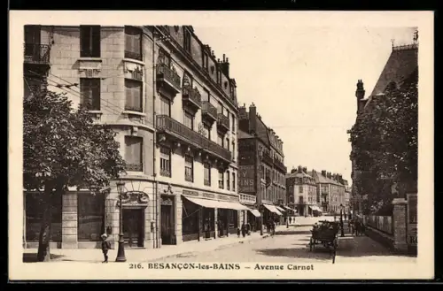 AK Besancon-les-Bains, Avenue Carnot