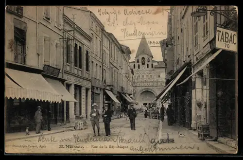 AK Moissac, Rue de la République