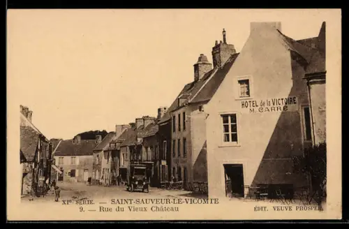 AK Saint-Sauveur-le-Vicomte, 9. Rue du Vieux Château