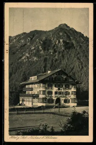 AK Neuhaus / Schliersee, Hotel zur Post am Berg