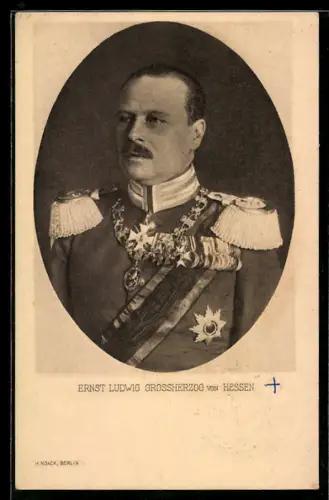 AK Ernst Ludwig Grossherzog von Hessen-Darmstadt im Portrait