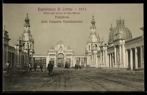 AK Torino, Esposizione 1911, Padiglione delle Industrie Manifatturiere