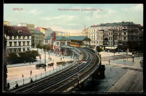 AK Berlin-Kreuzberg, U-Bahnhof Schlesisches Tor