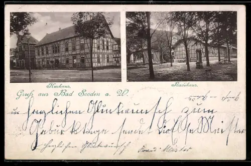 AK Bad Sooden a. W., Kurhaus, Badehaus