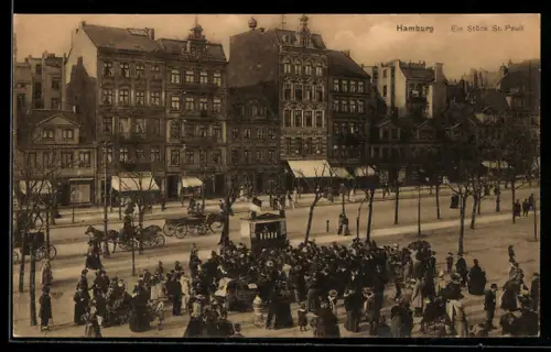 AK Hamburg-St. Pauli, Strassenpartie