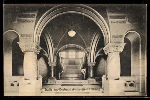 AK Hamburg-Neustadt, Halle im Verbandshaus
