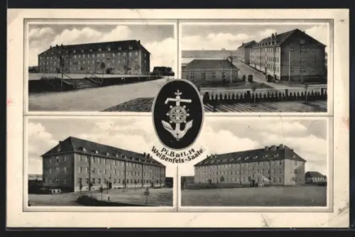 AK Weissenfels / Saale, Kaserne des Pionier Batl. 14