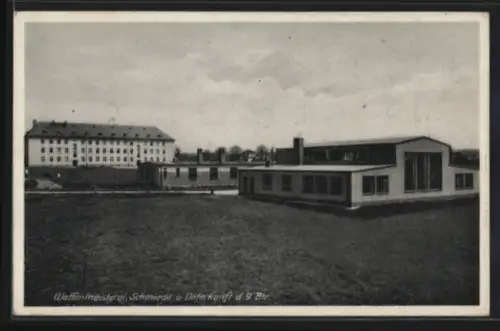 AK Frankfurt-Bonames, Kaserne, Waffenmeisterei, Schmiede und Unterkunft d. 9. Btr.