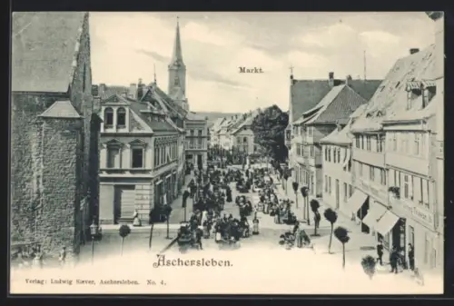 AK Aschersleben, Partie am Markt