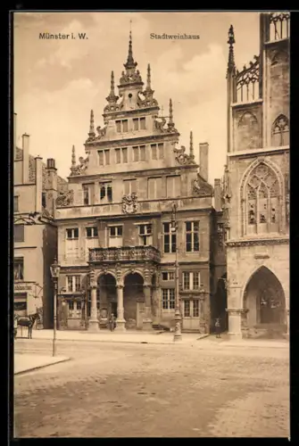 AK Münster i. W., Stadtweinhaus