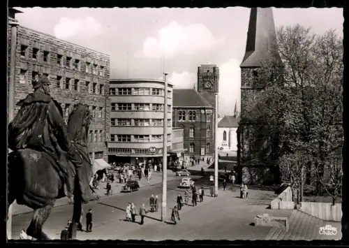 AK Essen, Kettwigerstrasse, Münsterkirche