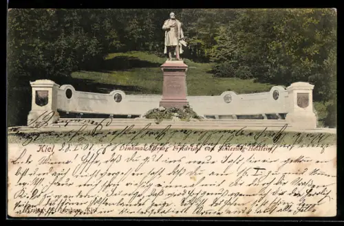AK Kiel, Denkmal Herzog Friedrich von Schleswig-Holstein