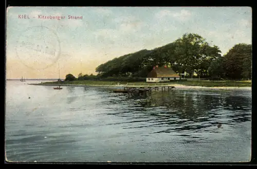 AK Kiel, Kitzeberger Strand, Steg, Bootshaus