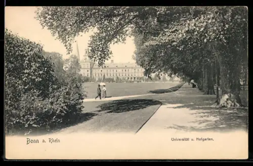 AK Bonn a. Rhein, Universität, Hofgarten