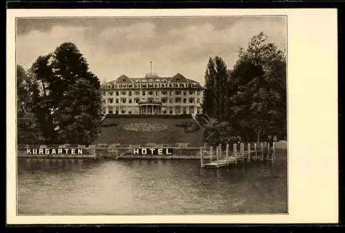 AK Friedrichshafen am Bodensee, Kurgarten-Hotel Friedrichshafen R. Velten