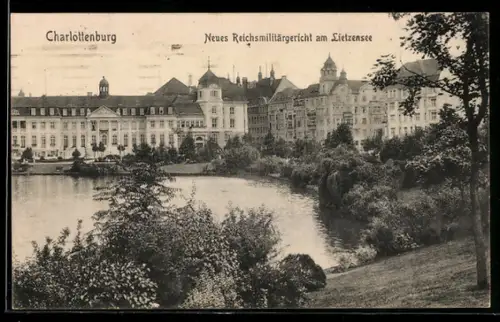 AK Berlin-Charlottenburg, Neues Reichsmilitärgericht am Lietzensee