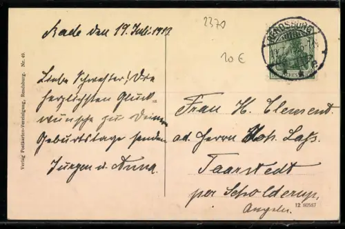 AK Rendsburg, Königliche Tiefbauschule