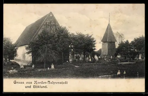 AK Norder-Fahrenstedt, Böklund, Friedhof