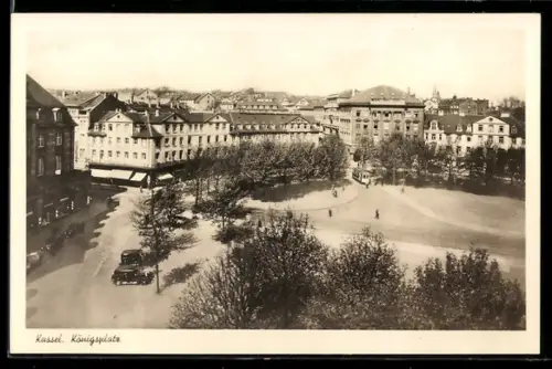AK Kassel, Blick auf den Königsplatz