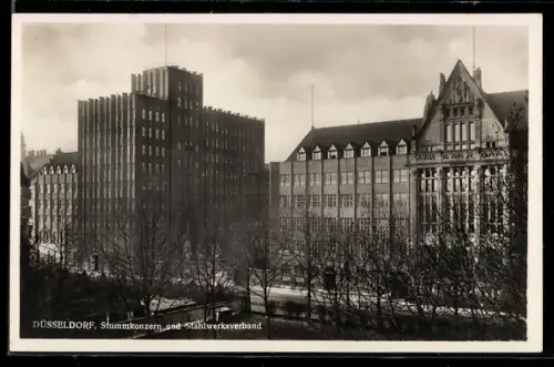 AK Düsseldorf, Stummkkonzern und Stahlwerksverband