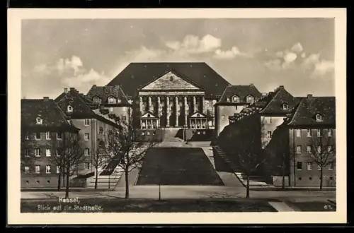 AK Kassel, Blick auf die Stadthalle