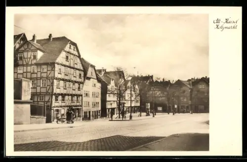 AK Kassel, Häuser am Holzmarkt