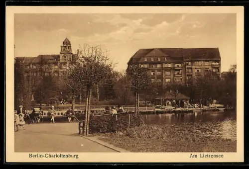AK Berlin-Charlottenburg, Am Lietzensee