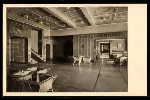 AK Friedrichshafen, Halle im Kurgarten-Hotel