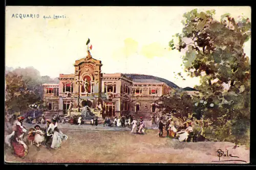 Künstler-AK Milano, Esposizione 1906, Acquario