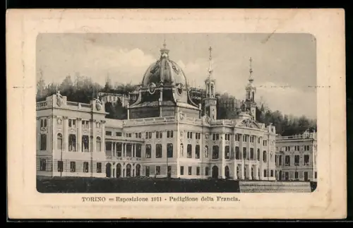 AK Torino, Esposizione 1911, Padiglione della Francia