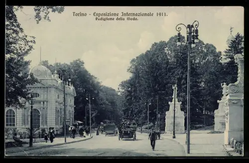 AK Torino, Esposizione Internazionale 1911, Padiglione della Moda