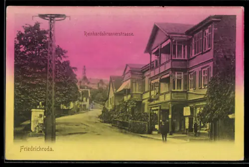AK Friedrichroda, Reinhardsbrunnerstrasse